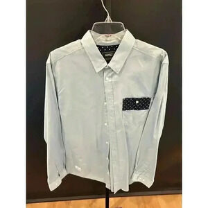 WESC Superlative conspiracy Men's Dress Shirt Large28